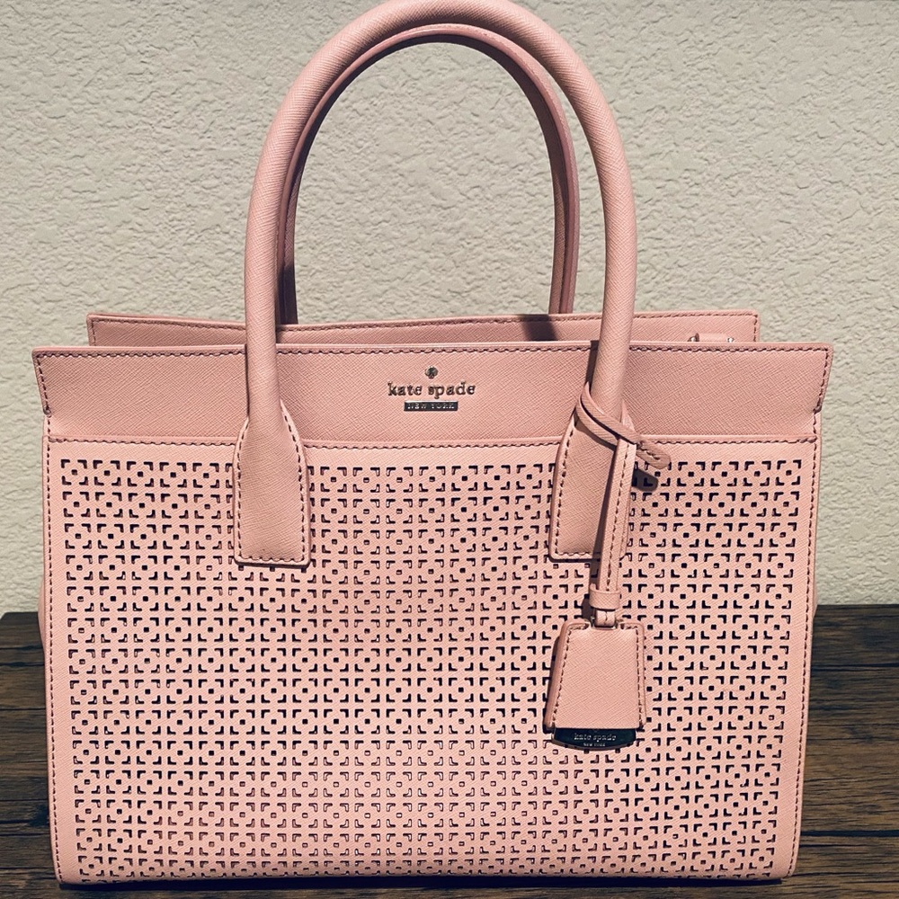 Kate Spade Perforated Candace Satchel Bag